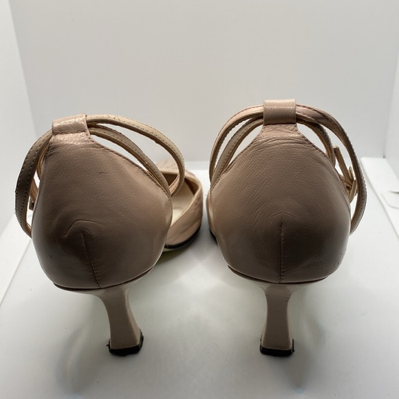 Nygard Collection Women’s Pink Leather Ankle Strap High Heels Size 7M - Picture 5 of 16